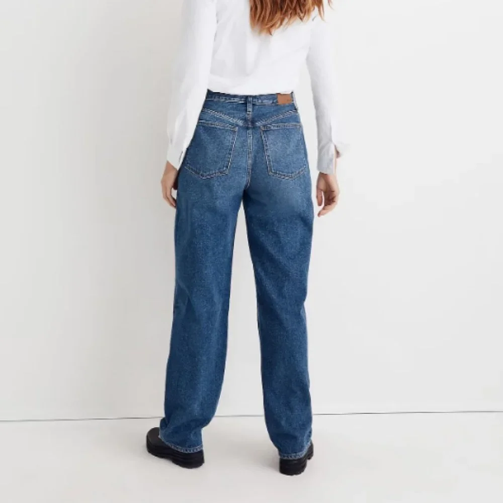 Madewell Baggy Straight Jeans in Firthway Wash - Picture 4 of 9